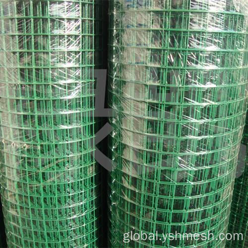 Pvc Coated Wire Mesh For Cages 16 gauge black vinyl coated welded wire mesh Factory